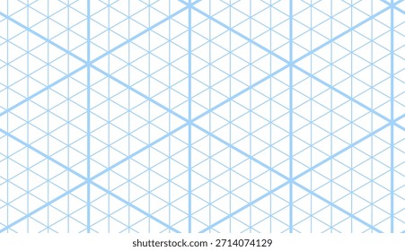Cuadrícula isométrica con triángulos y patrones geométricos en diseño moderno. Diseño Abstractas, visualización 3D, borrador arquitectónico, ilustración técnica. Fondo digital creativo de textura sin fisuras