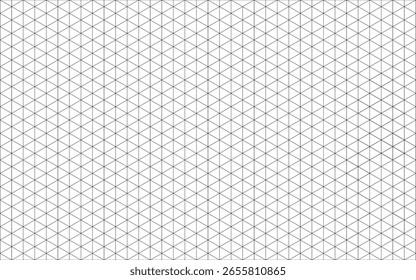 Isometric grid line pattern background