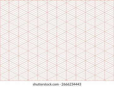 Isometric Grid Paper Template. Red color. Printable Drawing and Drafting Sheet for Sketches, Designs, and Technical Illustrations
 - Powered by Shutterstock - Get 15% off with code: PIKWIZARD15