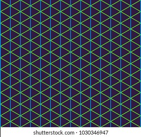 Isometric grid. Vector seamless pattern, contemporary texture. Professional instrument for design, technical drawing, isometry, illustration used by engineers, designers, architectures, in education.