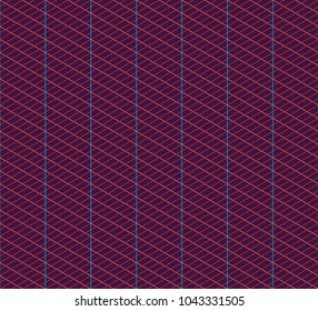 Isometric grid. Vector seamless pattern, contemporary texture. Professional instrument for design, technical drawing, isometry, illustration used by engineers, designers, architectures, in education.
