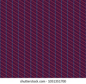 Isometric grid. Vector seamless pattern, contemporary texture. Professional instrument for design, technical drawing, isometry, illustration used by engineers, designers, architectures, in education.