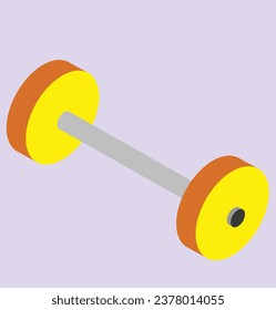 isometric gym weight test design illustration