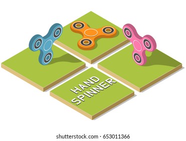 Isometric hand spinner