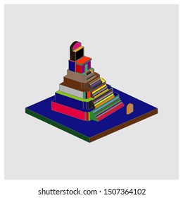 isometric history of ancient temples