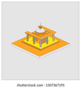 isometric history of ancient temples