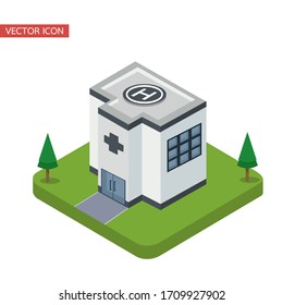 Isometrische Vektorillustration im Flachstil