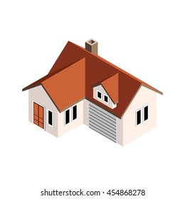 Isometric house/ building vector.