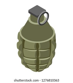 Isometric icon of bomb
