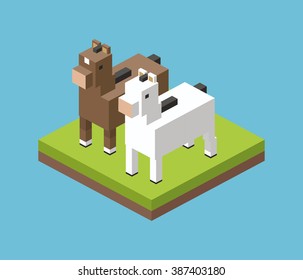 Isometric icon design 