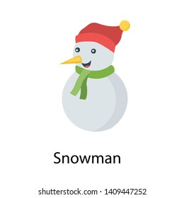 
Isometric icon design  in  snowman
