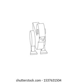 isometric icon of a duck
