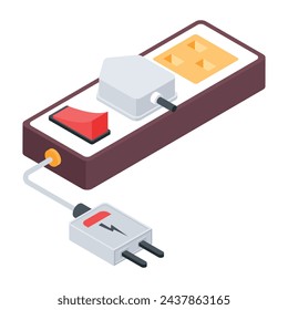 Here�s an isometric icon of extension board