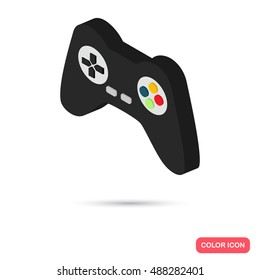 Isometric icon games functions in a mobile phone. Modern isometric concept