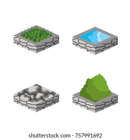 Isometric icon set design