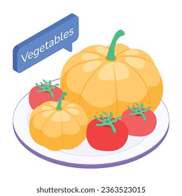 An isometric icon showing apple crate 