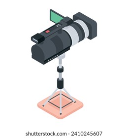 Isometric Icons Depicting Studio Essentials 


