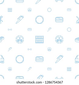 isometric icons pattern seamless white background. Included editable line hoop, storage, barbell, office room, cargo terminal, jacuzzi icons. isometric icons for web and mobile.