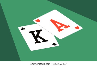 isometric illustration Blackjack in Online casino mobile app. Banner with Twenty-One Banner Online Casino isometric mobile app isolated on green background Blackjack Twenty-One Jackpot isometry poster