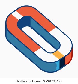 Isometric illustration of the letter O in a vibrant, colorful style. Perfect for adding a unique touch to your designs, this playful and modern letter is ideal for branding, logos.