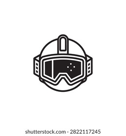 Isometric Illustration Of Protective Goggles With Ventilation Design