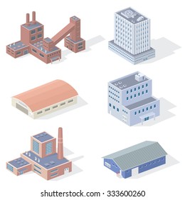 Isometric Industrial Buildings