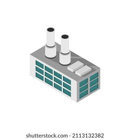 Isometric industry on a white background