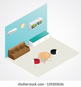 Isometric interior set 1