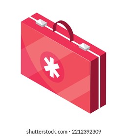 ícono de tecnología de primeros auxilios de isometría kit