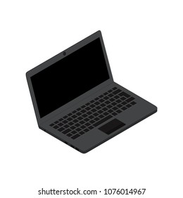 Isometric laptop vector