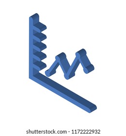  isometric left top view 3D icon