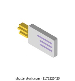  isometric left top view 3D icon