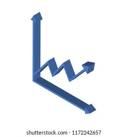  isometric left top view 3D icon