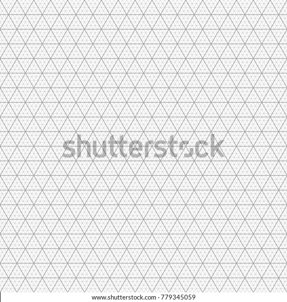 Isometric Line Seamless Grid Pattern Triangular Stock Vector (Royalty ...