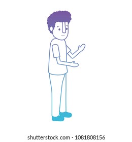 isometric little boy character