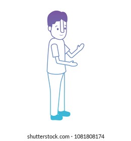 isometric little boy character