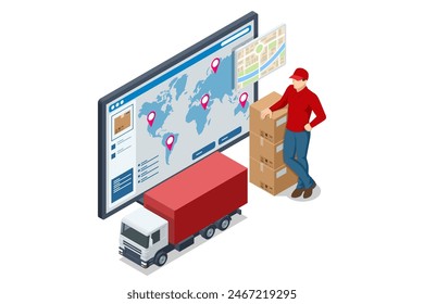 Isometric Logistics, Business logistics, Warehouse Logistic, Online delivery, Export and Import.. Delivery home and office. City logistics.