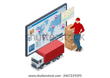 Isometric Logistics, Business logistics, Warehouse Logistic, Online delivery, Export and Import.. Delivery home and office. City logistics.