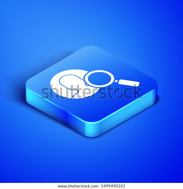 isometric magnifying glass search people icon stock vector royalty free 1499490101 shutterstock