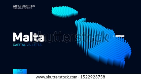 Isometric map of Norway with blue hexagon lines