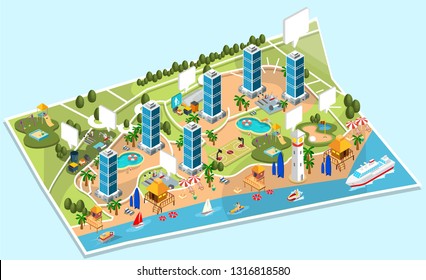 Isometric Map Recreational