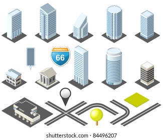 Isometric map toolkit downtown