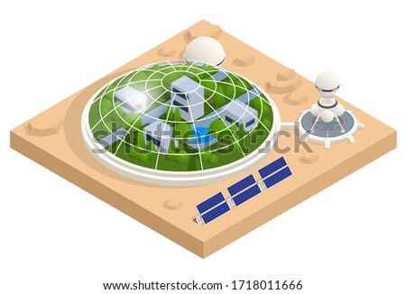 Isometric Mars Colonization, Biological terraforming, Paraterraforming, Adapting humans on Mars. Astronautics and space technology. Geo capsyles.