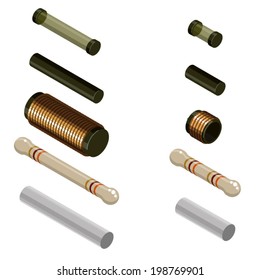 isometric mechanical elements