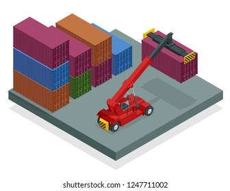 Container Terminal Icon Images Stock Photos Vectors Shutterstock