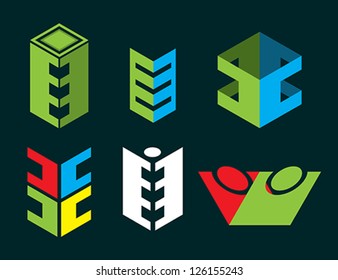 isometric modern symbol