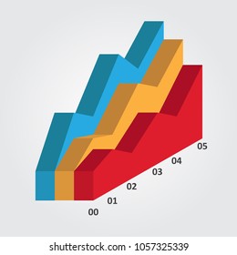isometric mountain diagram