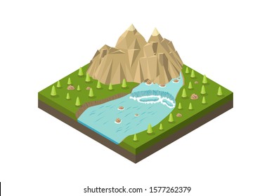 829 Isometric waterfall Images, Stock Photos & Vectors | Shutterstock