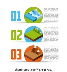 isometric nature design 