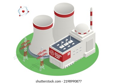 Isometric Nuclear Power Plants are a type of power plant that use the process of nuclear fission in order to generate electricity. Nuclear Reactor